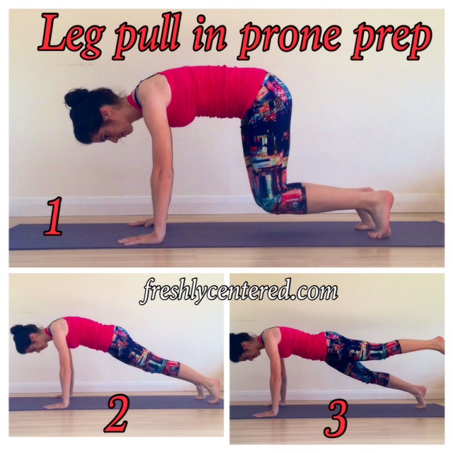 Leg pull in prone prep