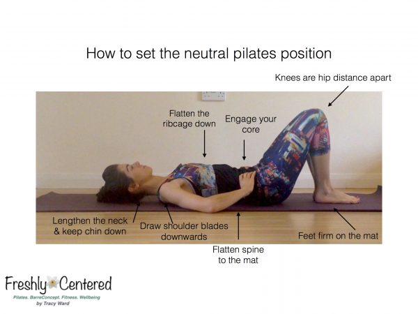 Pilates neutral spine and rest position