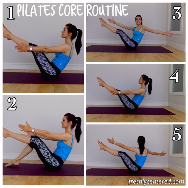 Pilates core routine - Freshly Centered