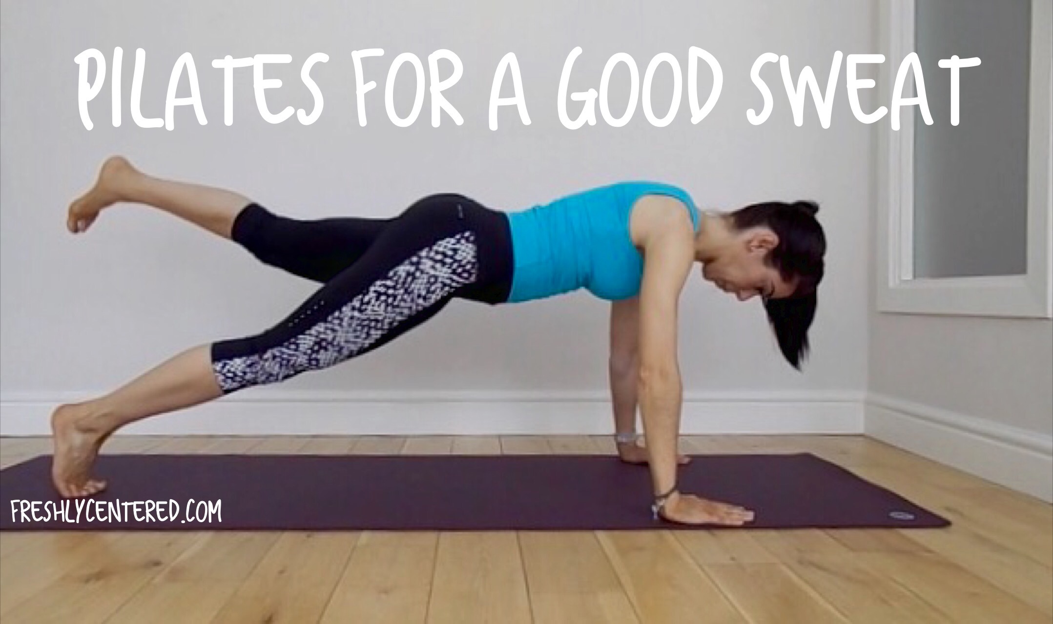 pilates for a good sweat cover